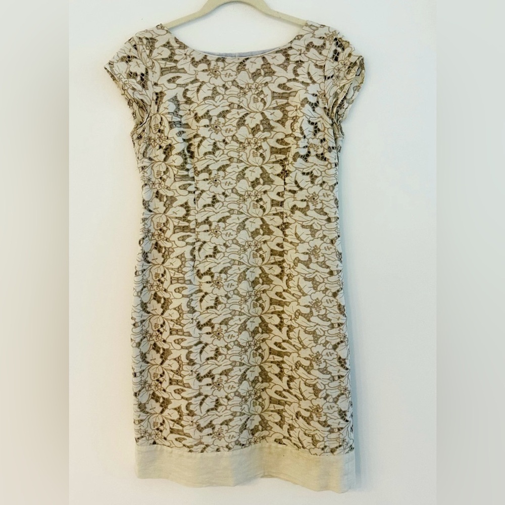 Jones New York Lace - Tan Dress size 4